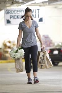 Minka Kelly grocery shopping in Los Angeles 1/14/13 