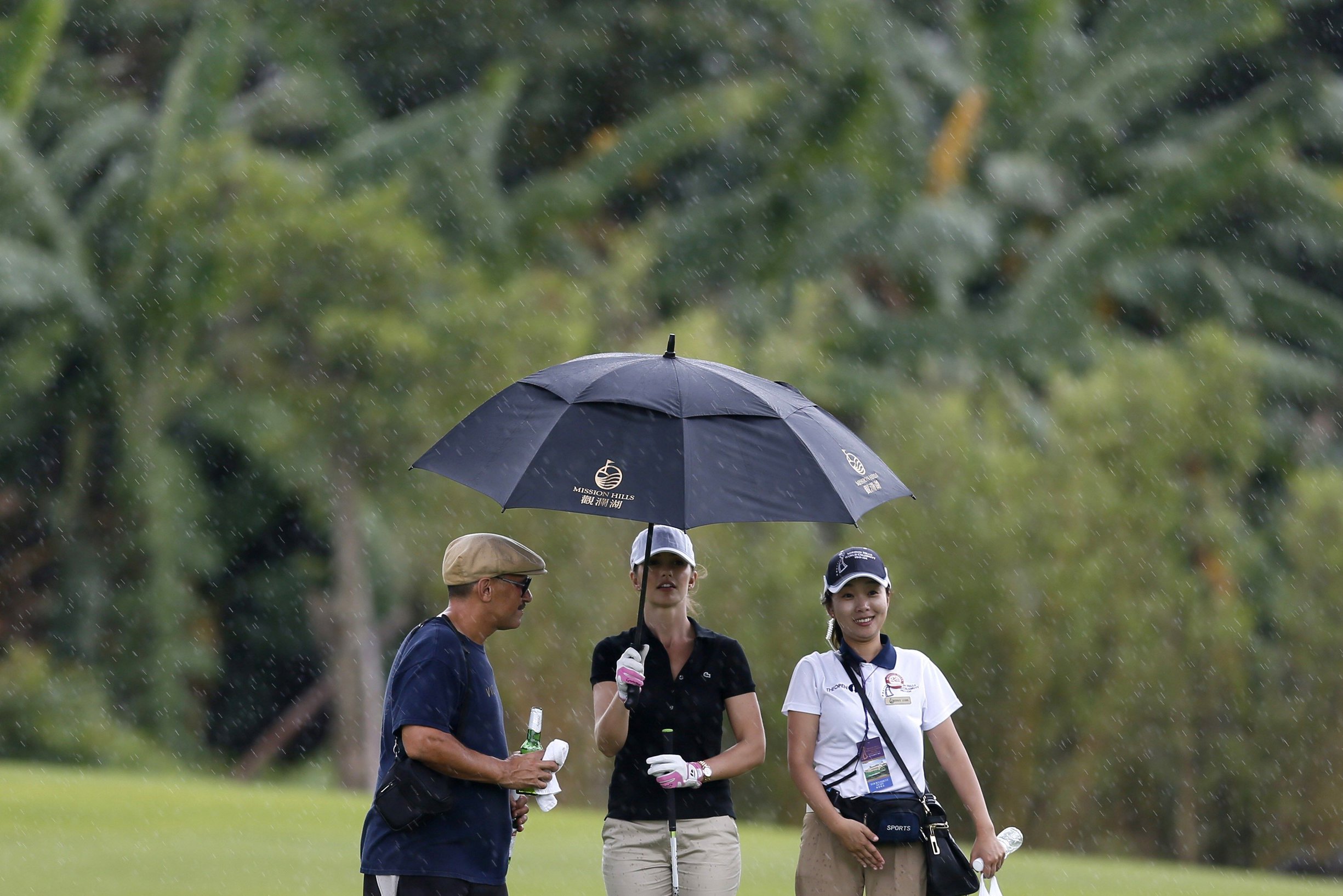Minka Kelly Mission Hills World Celebrity Pro-Am golf tournament in Haikou - October 20, 2012 
