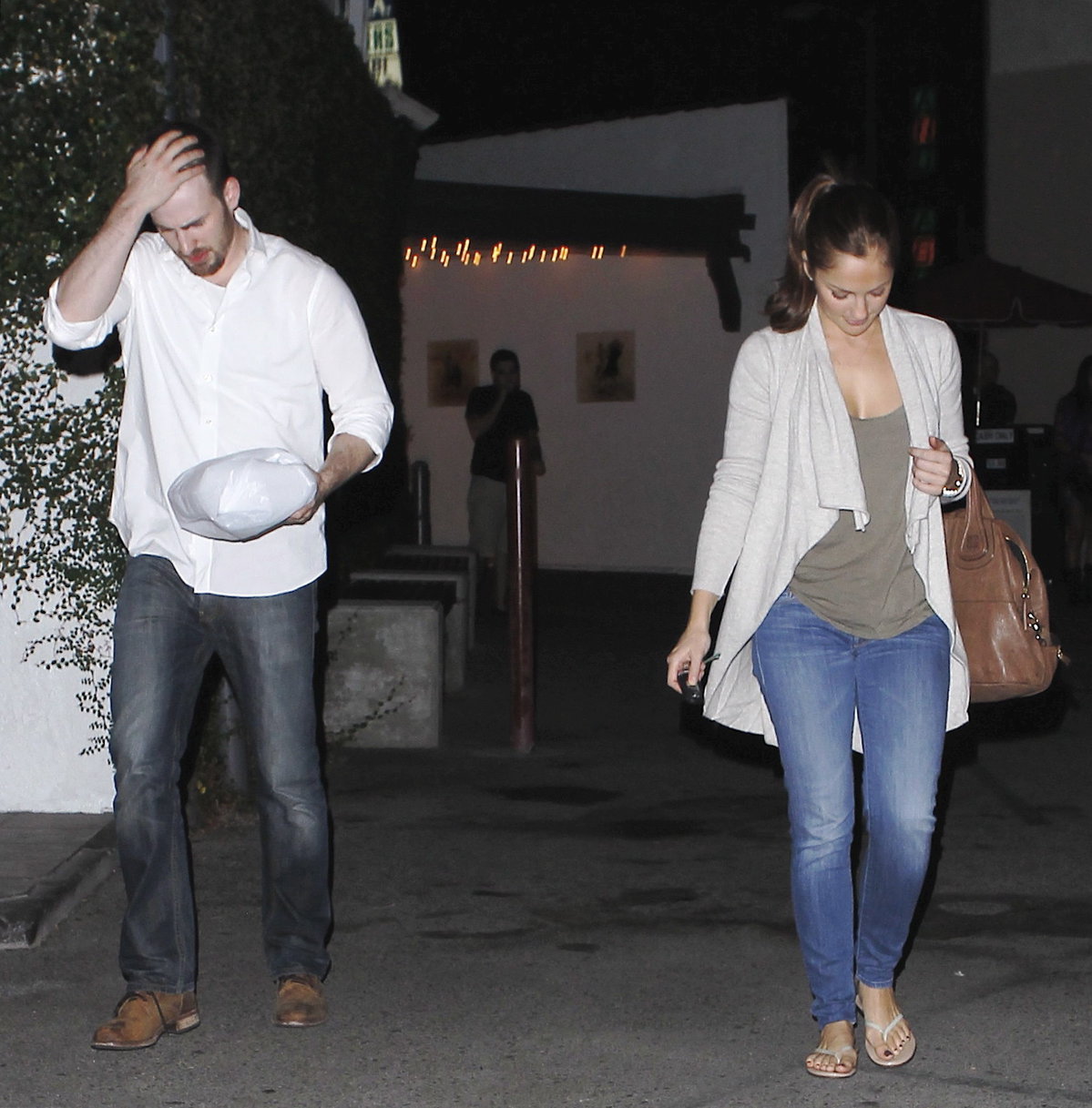 Minka Kelly dinner at Casa Vega in Studio City 10/14/12 