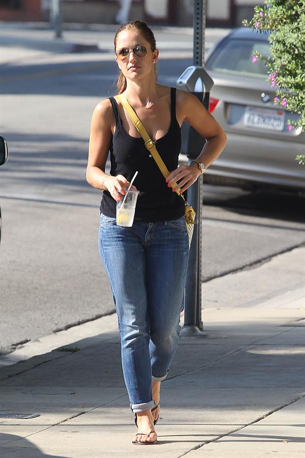 Minka Kelly in LA - August 22, 2012