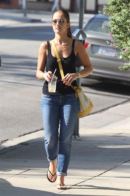 Minka Kelly in LA - August 22, 2012