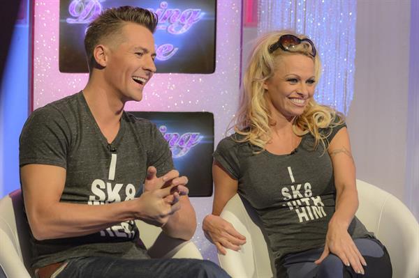 Pamela Anderson This Morning TV Show in London 07.01.13 