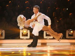 Pamela Anderson Appears in the TV Show Dancing on Ice, UK 06/01/13 