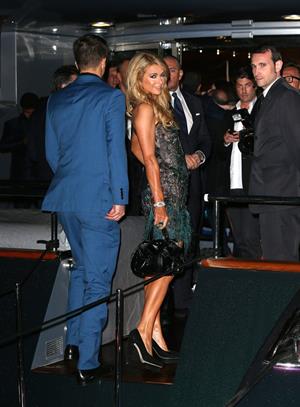 Paris Hilton Roberto Cavalli's boat party in Cannes May 22, 2013