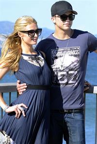 Paris Hilton Visting  Amnesia Port Forum Project  August 9, 2013