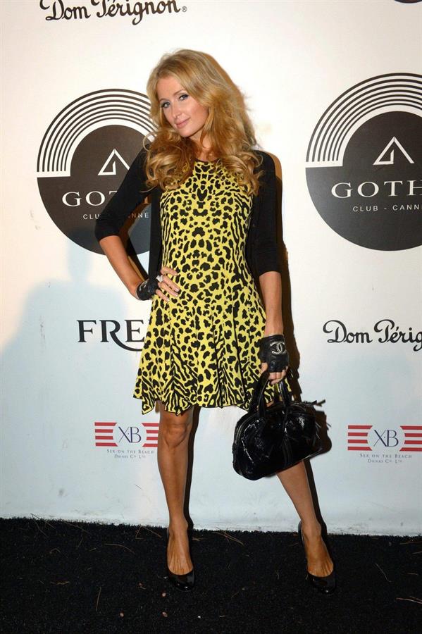Paris Hilton at The Gotha in Cannes August 24, 2013