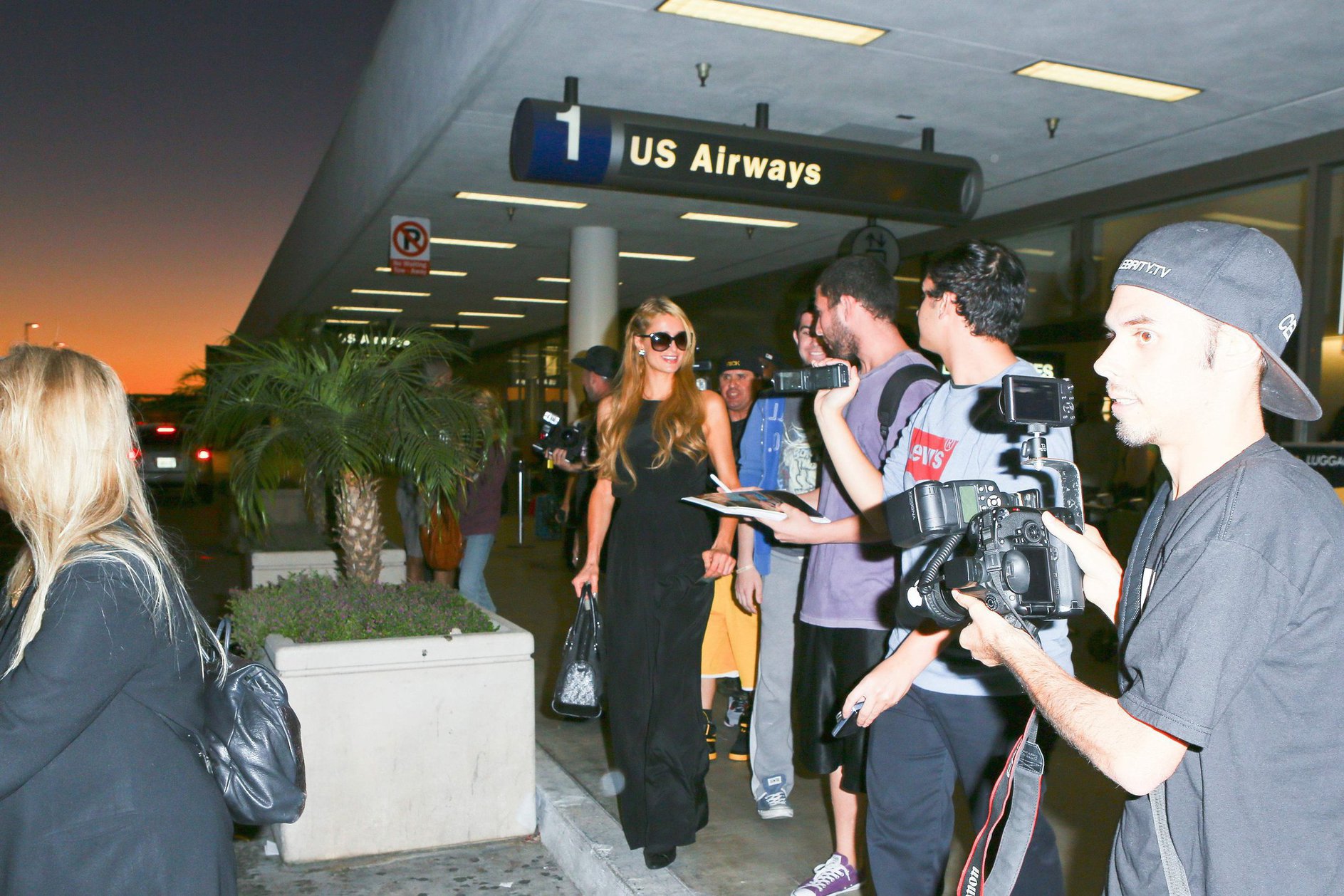Paris Hilton arrive at LAX Airport 9/30/13