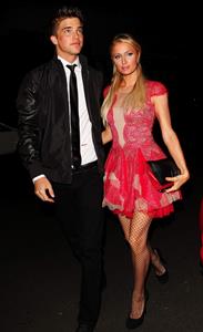 Paris Hilton Christmas dinner at Mr Chow December 15, 2012 