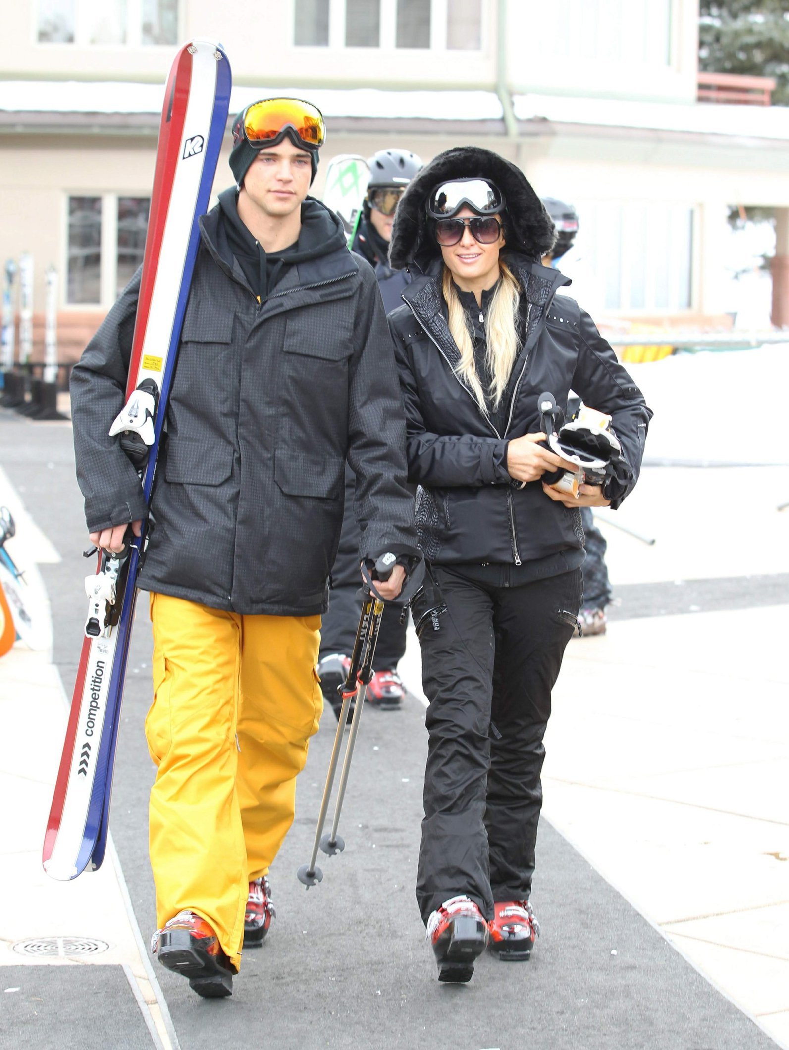 Paris Hilton enjoying a day in the mountains of Aspen December 18, 2012 