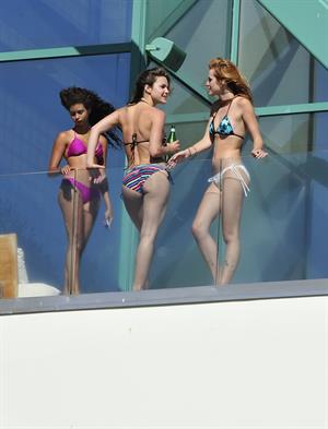 Bella Thorne in a bikini in Malibu on August 18, 2014