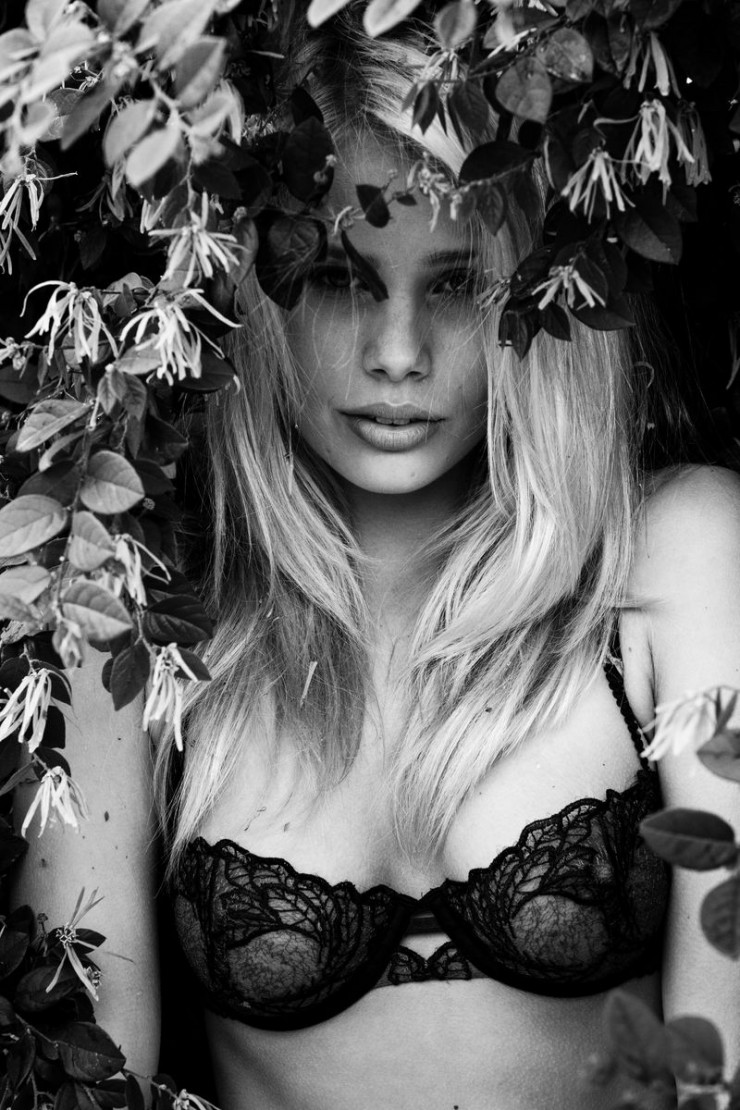 Allie Leggett in lingerie