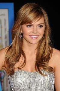 Aimee Teegarden at the Los Angeles premiere of Disney's Prom on April 21, 2011