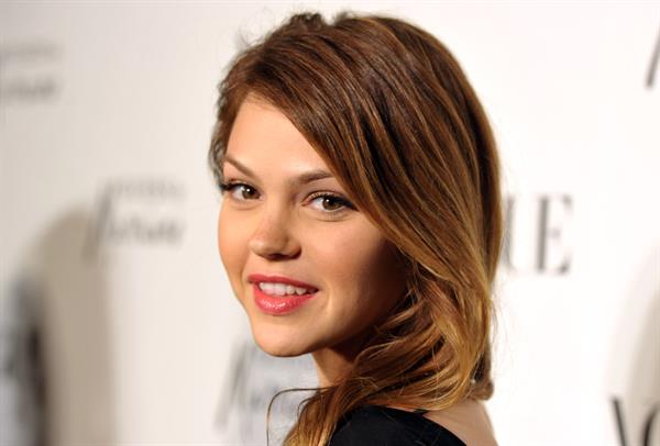 Aimee Teegarden Guess by Mmarciano Vogue 2011 holiday preview October 13, 2011