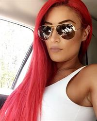 Natalie Eva Marie taking a selfie