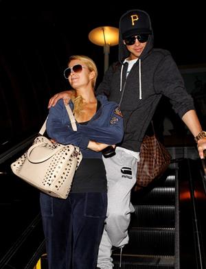 Paris Hilton and River Viiperi holding hands at LA. December 10, 2012 