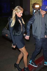 Paris Hilton Arrives with boyfriend River Viiperi to BOA Steakhouse Restaurant in West Hollywood (November 17, 2011) 