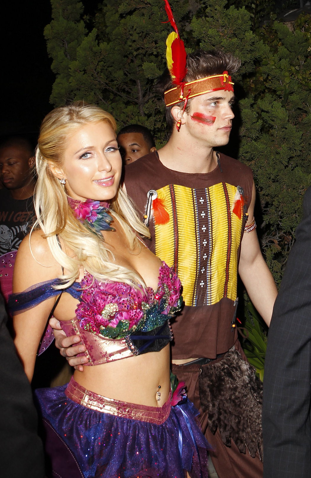 Paris Hilton at the Playboy Mansion Halloween Party in Los Angeles 10/27/12