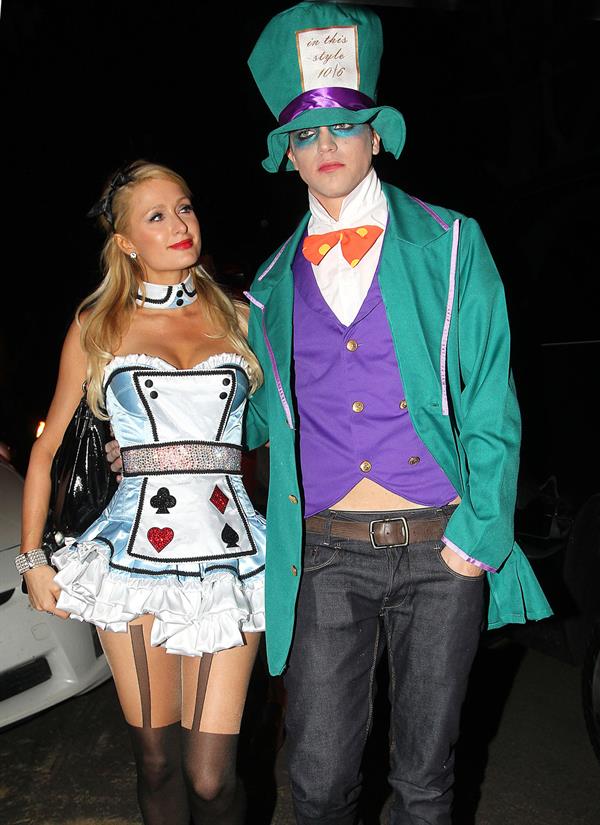 Paris Hilton - Halloween Party in Beverly Hills 10/26/12