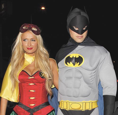 Paris Hilton heads to The Greystone Nightclub's Halloween party in West Hollywood 10/31/12
