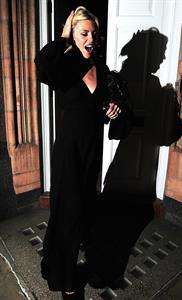 Abigail Clancy leaving Harry's Bar London on July 13, 2011