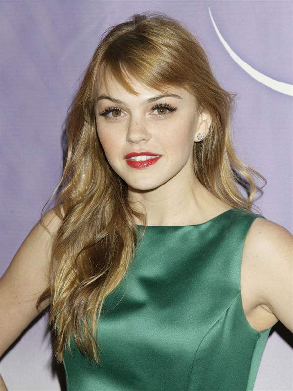 Aimee Teegarden NBC Universal Press Tour All Star Party on January 1, 2011
