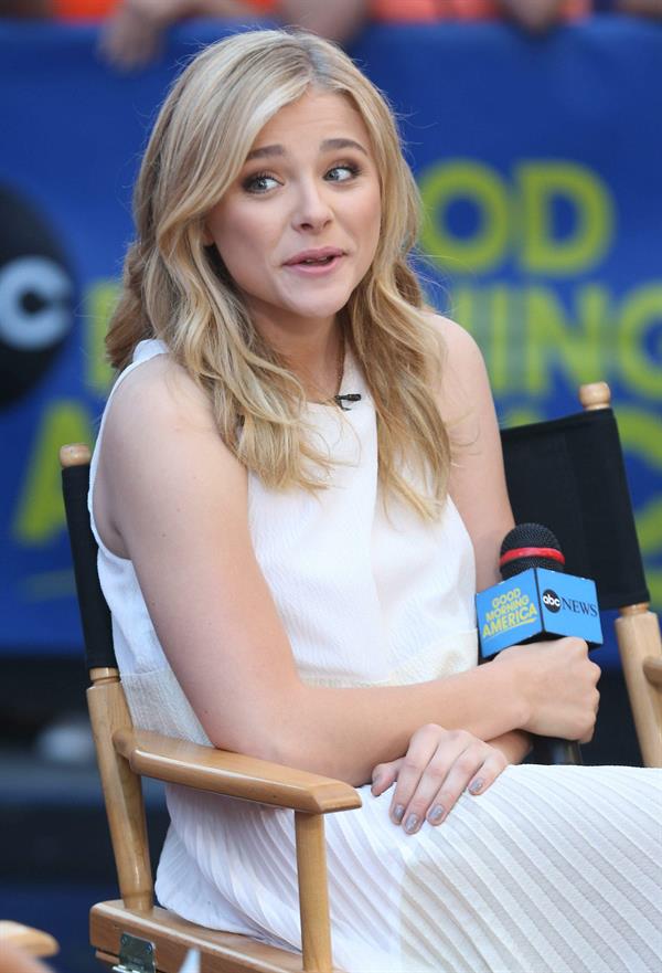 Chloe Moretz on Good Morning America August 18, 2014