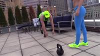 Jen Selter leads a workout