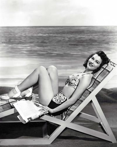Ava Gardner in a bikini