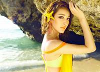 Gan Ting Ting in a bikini