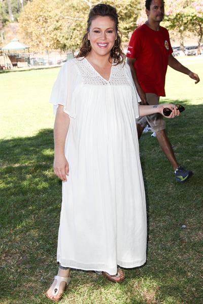 Alyssa Milano Pirate And Princess: Power Of Doing Good Tour in Pasadena August 16, 2014