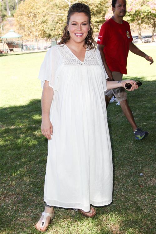 Alyssa Milano Pirate And Princess: Power Of Doing Good Tour in Pasadena August 16, 2014