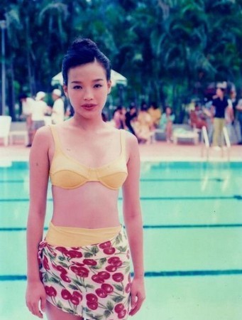 Qi Shu in a bikini