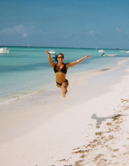 Danielle Gardner in a bikini