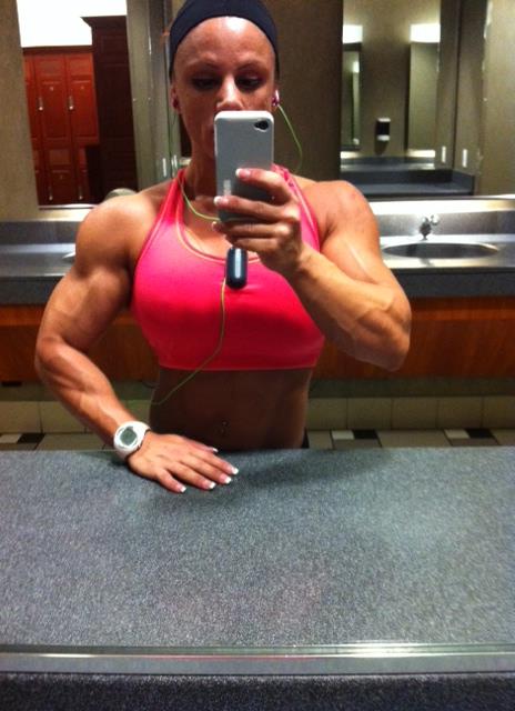 Danielle Gardner taking a selfie