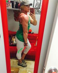 Amanda Michelle Folstad Ptak taking a selfie