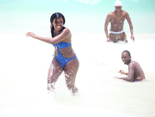 Alexandra Burke - Mexican Riviera 11/7/2012 