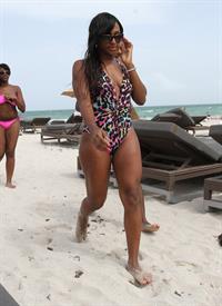 Alexandra Burke at Miami Beach on June 25, 2012