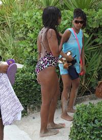 Alexandra Burke at Miami Beach on June 25, 2012