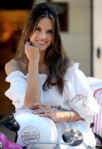 Alessandra Ambrosio Victoria's Secret Bombshell Tour in Miami 2/6/2011