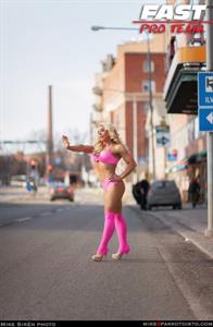 Minna Pajulahti in a bikini