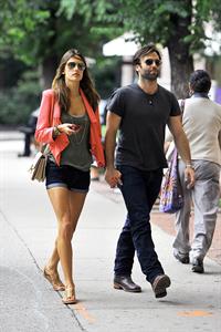 Alessandra Ambrosio Bar Pitti in New York City on June 23, 2011 