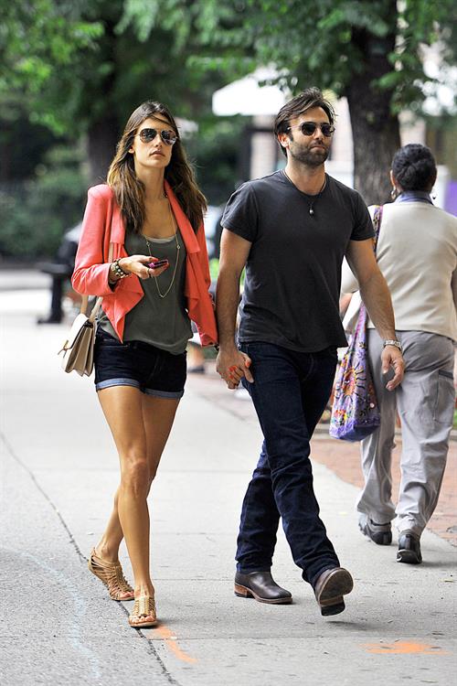 Alessandra Ambrosio Bar Pitti in New York City on June 23, 2011 