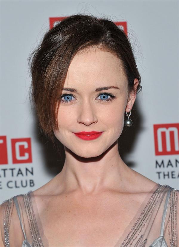 Alexis Bledel Regrets off Broadway opening night in New York on March 27, 2012