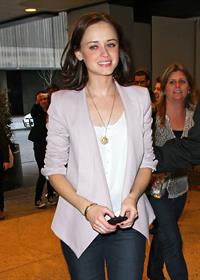 Alexis Bledel MTV Seven studios in New York City 11/4/2011 