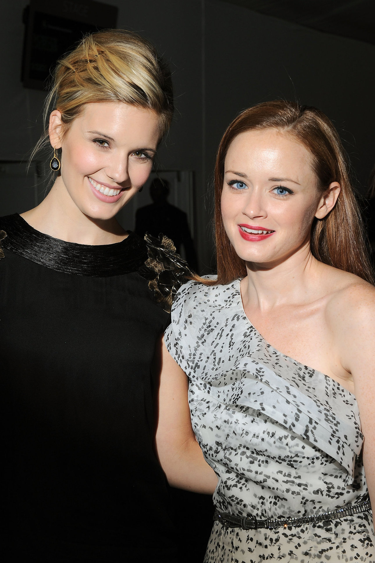 Alexis Bledel Monique Lhuillier Spring 2011 fashion show on September 13, 2010