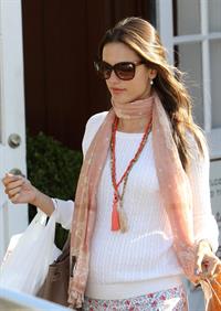 Alessandra Ambrosio at Country Mart in Brentwood on February 1, 2012 