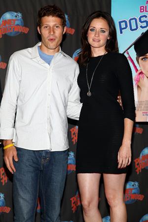 Alexis Bledel to promote Post Grad with a memorabilia donation at Planet Hollywood in New York City