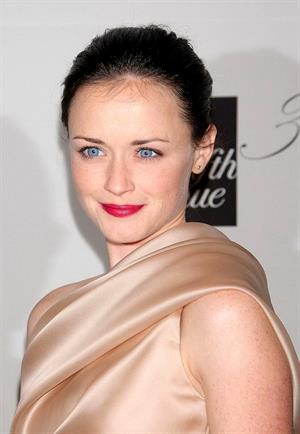 Alexis Bledel launch of the New Designers Floor at Saks Fifth Avenue in New York City 