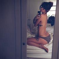 Anonymous in lingerie