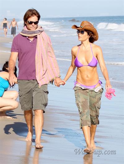 Lisa Rinna in a bikini